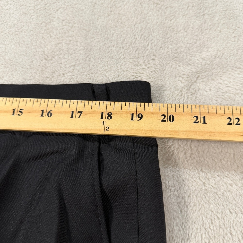 Lauren Ralph Lauren Mens 38x30 Black Wool Blend Dress Pants Natural Stretch EUC - Picture 7 of 12